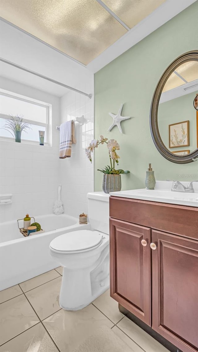 1250 S Pinellas Ave Unit 207, Tarpon Springs, FL 34689 - full bath with vanity, a textured ceiling, and shower / bath combination