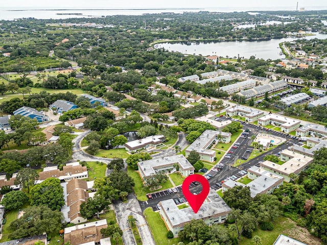 1250 S Pinellas Ave Unit 207, Tarpon Springs, FL 34689 - aerial view of property and surrounding area with a large body of water