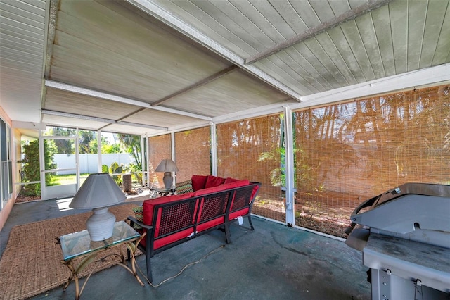 3898 49th Ave S, Saint Petersburg, FL 33711 - sunroom with an outdoor living space and healthy amount of natural light