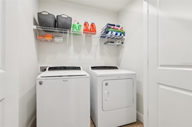 5808 Grand Sonata Ave, Lutz, FL 33558 - washroom featuring separate washer and dryer