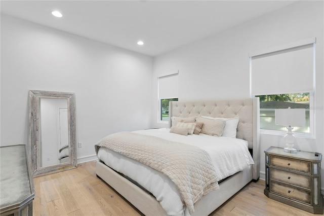 503 W Davis Blvd, Tampa, FL 33606 - bedroom with light wood-type flooring and recessed lighting
