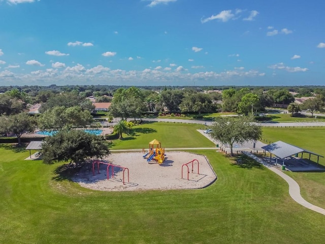 12413 Dawn Vista Dr, Riverview, FL 33578 - bird's eye view of a community park