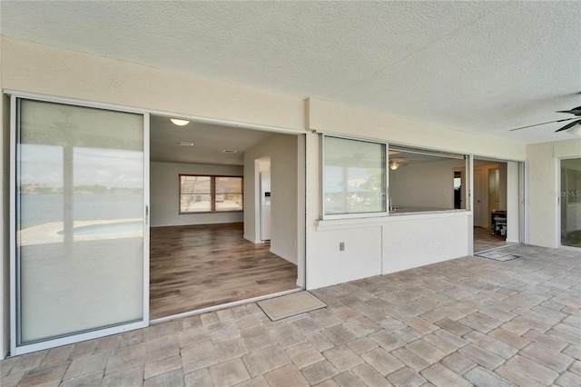 6334 Cocoa Ln, Apollo Beach, FL 33572 - view of patio / terrace with ceiling fan