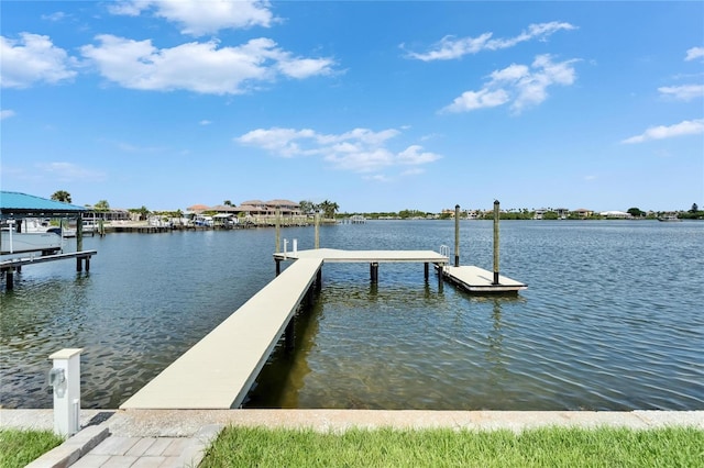 6334 Cocoa Ln, Apollo Beach, FL 33572 - dock featuring a water view