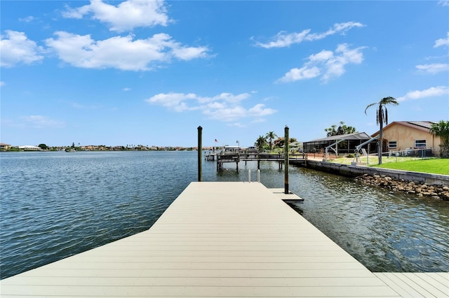 6334 Cocoa Ln, Apollo Beach, FL 33572 - dock with a water view