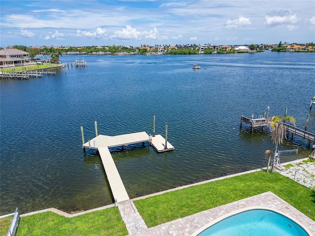 6334 Cocoa Ln, Apollo Beach, FL 33572 - dock featuring a water view
