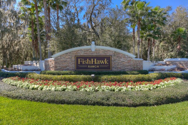 6044 Sandhill Ridge Dr, Lithia, FL 33547 - view of community sign