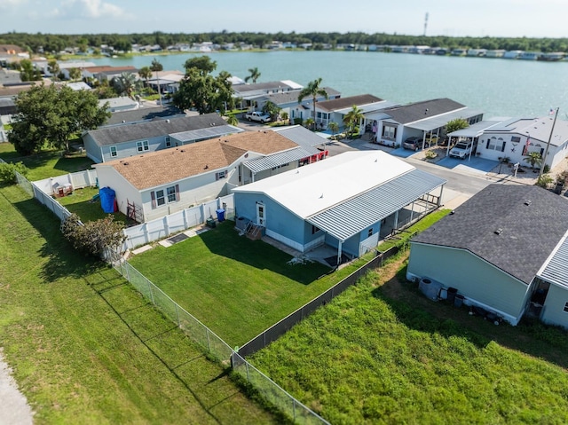 8443 Fantasia Park Way, Riverview, FL 33578 - aerial view of residential area with a large body of water