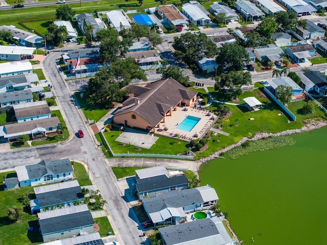 8443 Fantasia Park Way, Riverview, FL 33578 - aerial perspective of suburban area with a nearby body of water