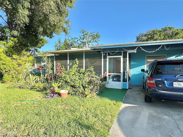 1605 Logan St, Clearwater, FL 33755 - single story home with a sunroom