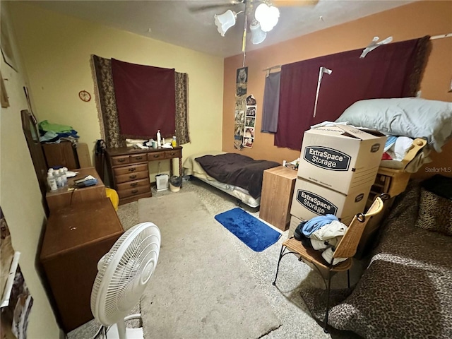 1605 Logan St, Clearwater, FL 33755 - bedroom with ceiling fan