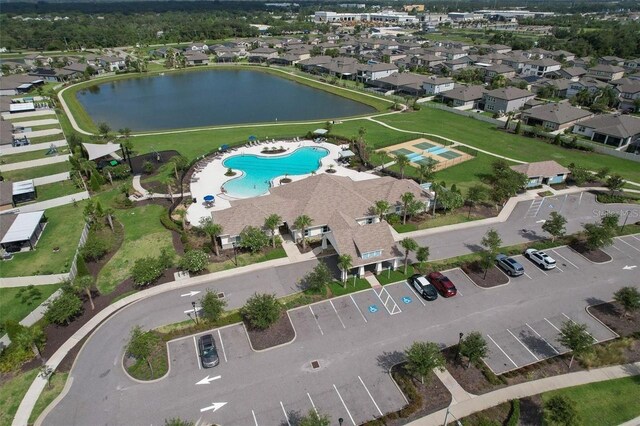 10211 Cakebread Ln, Riverview, FL 33578 - view of property location featuring a pool area and a nearby body of water