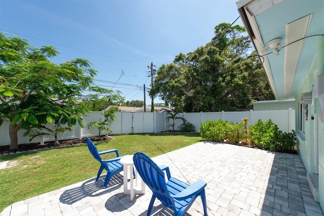 4718 24th Ave S, Saint Petersburg, FL 33711 - fenced backyard featuring a patio area