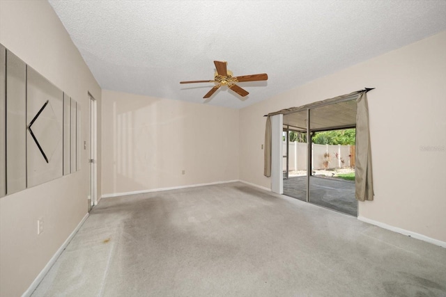 6530 68th St N, Pinellas Park, FL 33781 - carpeted empty room with ceiling fan and a textured ceiling