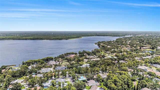 2270 Spruce Ln Unit B, Palm Harbor, FL 34684 - aerial perspective of suburban area featuring a large body of water