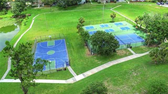 15636 Morning Dr, Lutz, FL 33559 - bird's eye view of a large body of water