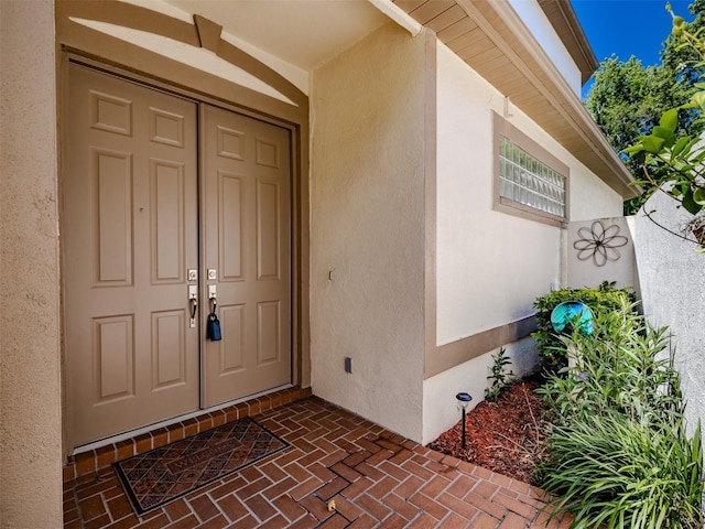 5224 Fairway One Dr, Valrico, FL 33596 - entrance to property with stucco siding