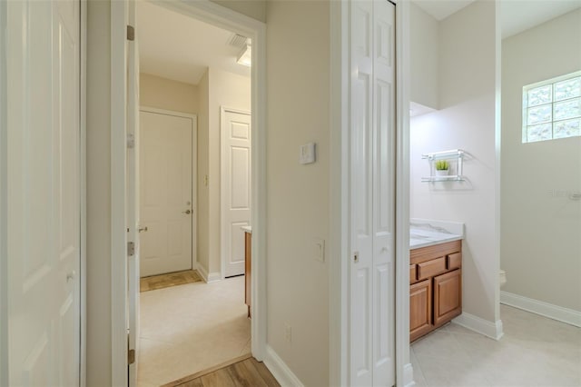 5224 Fairway One Dr, Valrico, FL 33596 - bathroom with vanity and a closet