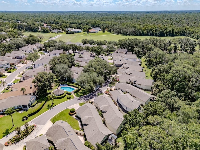 5224 Fairway One Dr, Valrico, FL 33596 - aerial perspective of suburban area featuring a heavily wooded area