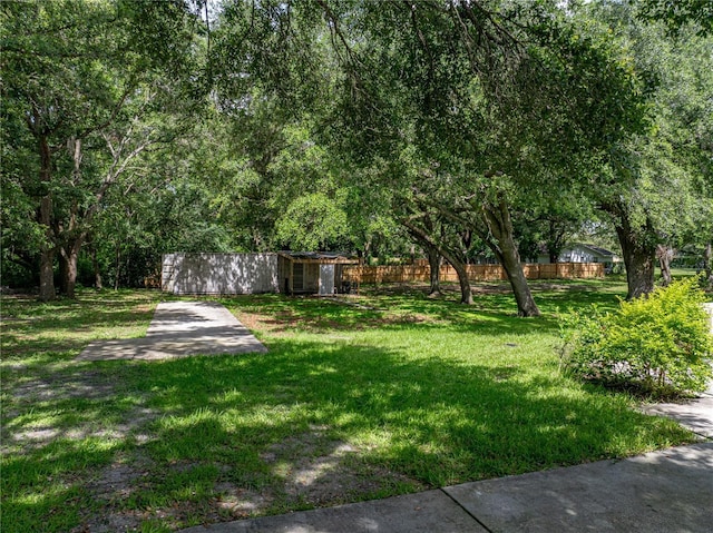 7427 20th St, Zephyrhills, FL 33540 - view of yard