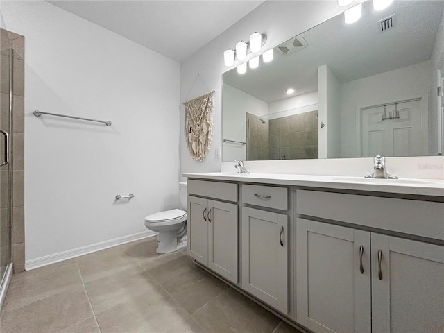 5336 Patano Loop, Palmetto, FL 34221 - full bath with double vanity, a stall shower, and tile patterned flooring