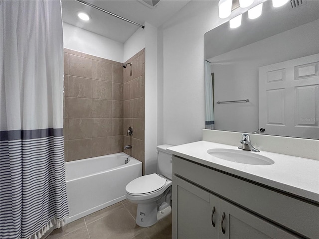 5336 Patano Loop, Palmetto, FL 34221 - full bath featuring shower / bath combination with curtain, tile patterned flooring, and vanity