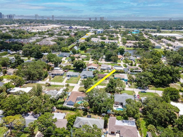 4317 S Hale Ave, Tampa, FL 33611 - aerial view of property's location with nearby suburban area and nearby urban area