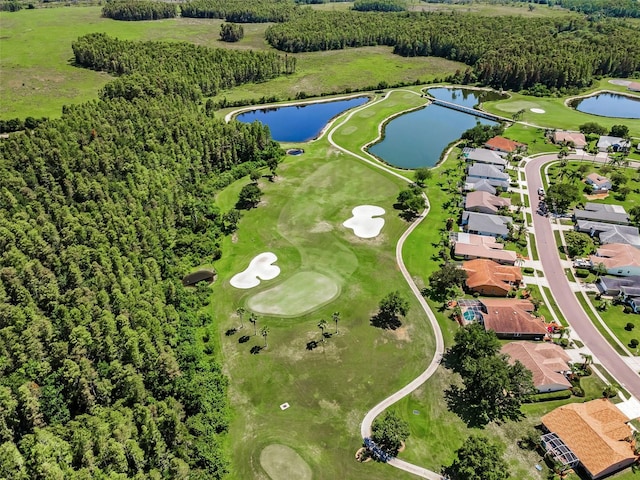 1115 Ashbourne Cir, Trinity, FL 34655 - aerial view of property's location with a nearby body of water and a golf club