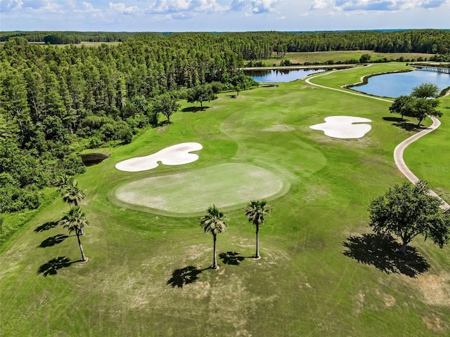 1115 Ashbourne Cir, Trinity, FL 34655 - drone / aerial view of a nearby body of water and a local golf course