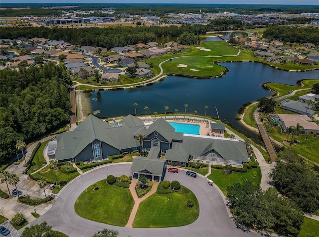 1115 Ashbourne Cir, Trinity, FL 34655 - aerial overview of property's location with a nearby body of water and nearby suburban area