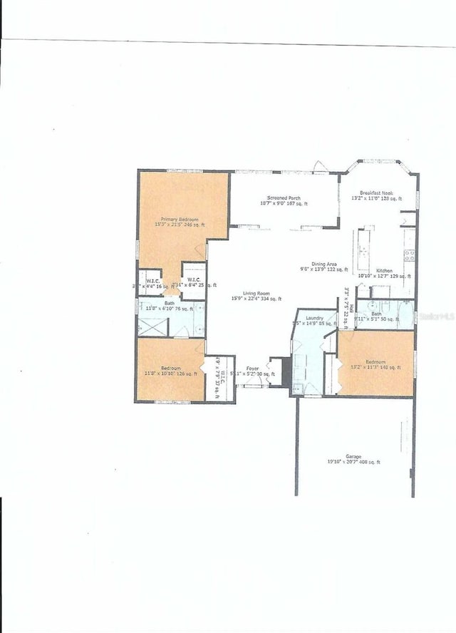 1115 Ashbourne Cir, Trinity, FL 34655 - view of floor plan / room layout