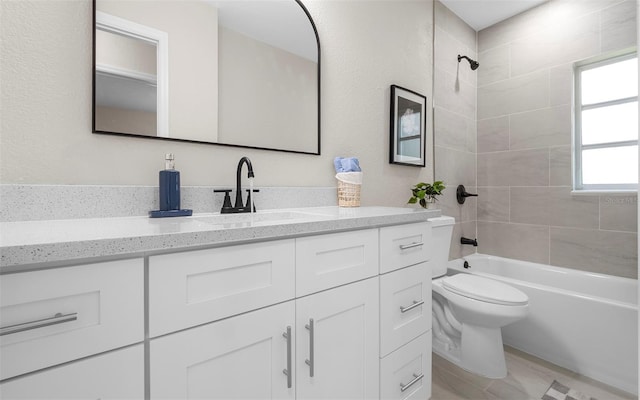 3907 W Walnut St, Tampa, FL 33607 - bathroom featuring vanity and bathing tub / shower combination
