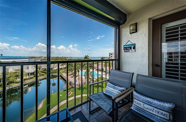 1324 Pasadena Ave S Unit 501, South Pasadena, FL 33707 - balcony with a water view