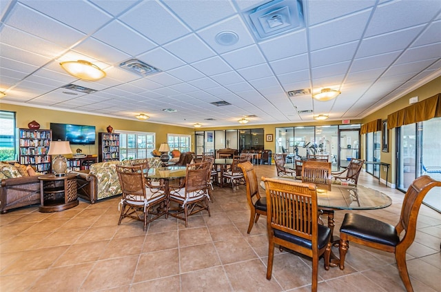 1324 Pasadena Ave S Unit 501, South Pasadena, FL 33707 - dining area with light tile patterned floors