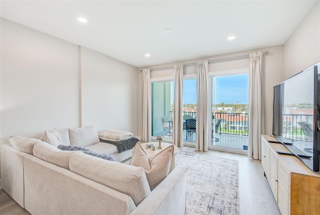 400 150th Ave Unit 504, Madeira Beach, FL 33708 - living room with recessed lighting