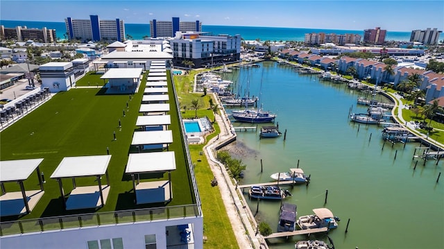 400 150th Ave Unit 504, Madeira Beach, FL 33708 - view of urban area featuring a large body of water