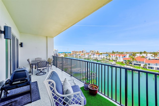 400 150th Ave Unit 504, Madeira Beach, FL 33708 - balcony featuring a water view