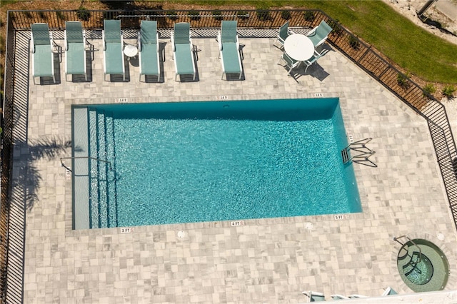 400 150th Ave Unit 504, Madeira Beach, FL 33708 - drone / aerial view of a pool