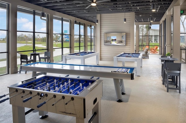 10426 Cross River Trl, Parrish, FL 34219 - playroom with billiards and a water view