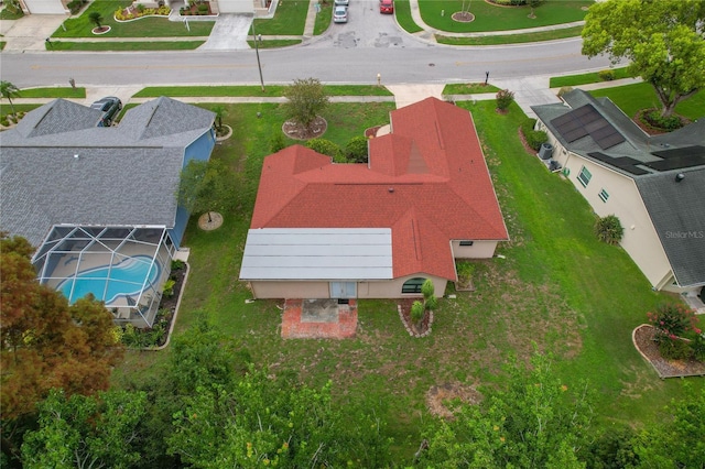 8671 Cypress Lakes Blvd, New Port Richey, FL 34653 - aerial view of a pool