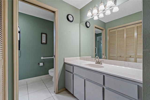 8671 Cypress Lakes Blvd, New Port Richey, FL 34653 - full bathroom with a closet, vanity, and tile patterned flooring