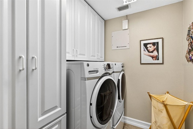 15744 Crystal Waters Dr, Wimauma, FL 33598 - washroom featuring washer and dryer and cabinet space