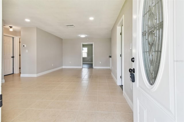 2902 Wheeler St, Bartow, FL 33830 - foyer with light tile patterned flooring and recessed lighting