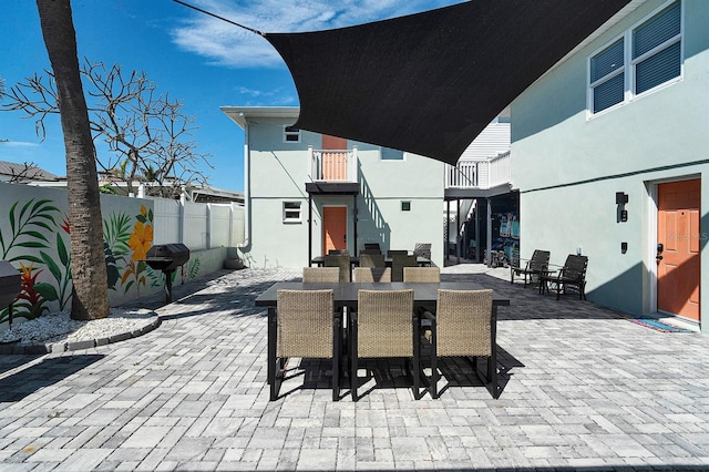 122 Coral Ave, Redington Shores, FL 33708 - view of patio with grilling area and outdoor dining area