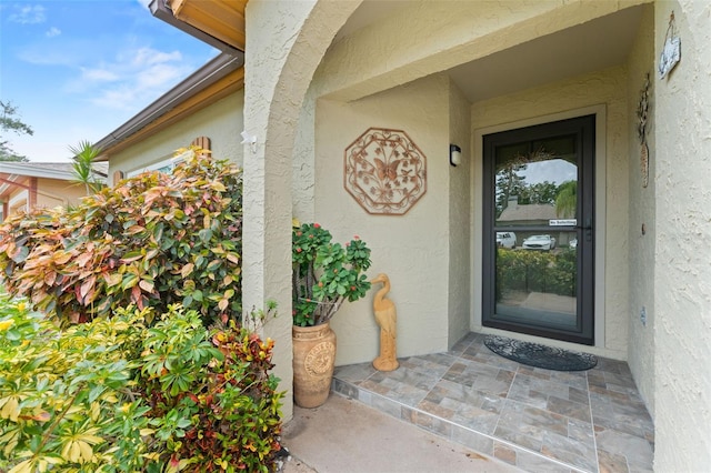 6289 107th Ave N, Pinellas Park, FL 33782 - view of exterior entry featuring stucco siding
