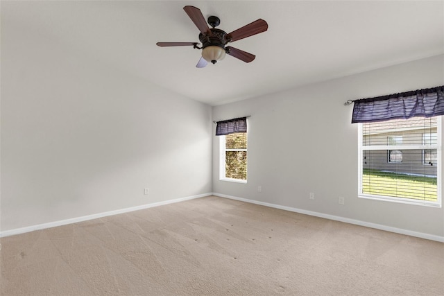 1280 Hill Flower Dr, Brooksville, FL 34604 - unfurnished room with light carpet and a ceiling fan