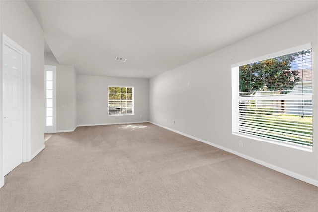 1280 Hill Flower Dr, Brooksville, FL 34604 - unfurnished room featuring light carpet and baseboards