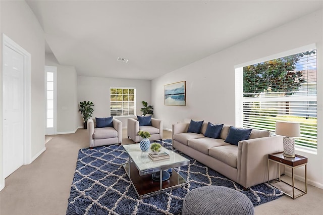 1280 Hill Flower Dr, Brooksville, FL 34604 - living room with carpet