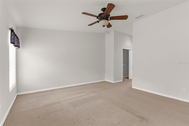 1280 Hill Flower Dr, Brooksville, FL 34604 - empty room with carpet and a ceiling fan