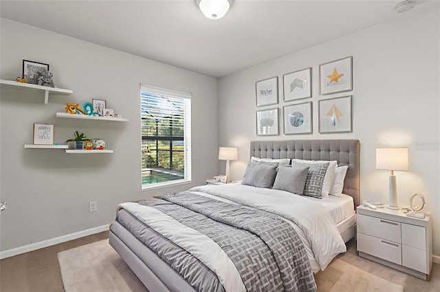 1280 Hill Flower Dr, Brooksville, FL 34604 - bedroom featuring light colored carpet and baseboards